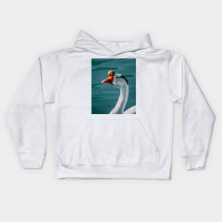 Lake Goose Wildlife Nature Photography Kids Hoodie